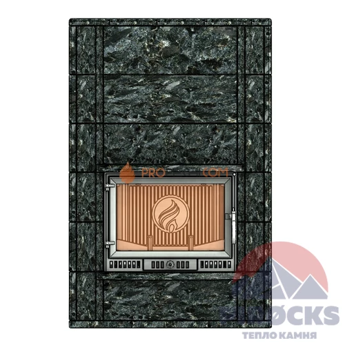 Каминная облицовка Pirocks Стокгольм (пироксенит)