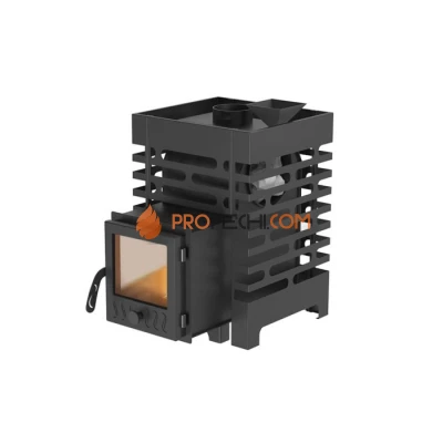 Дровяная печь для бани ASTON 12 стекло