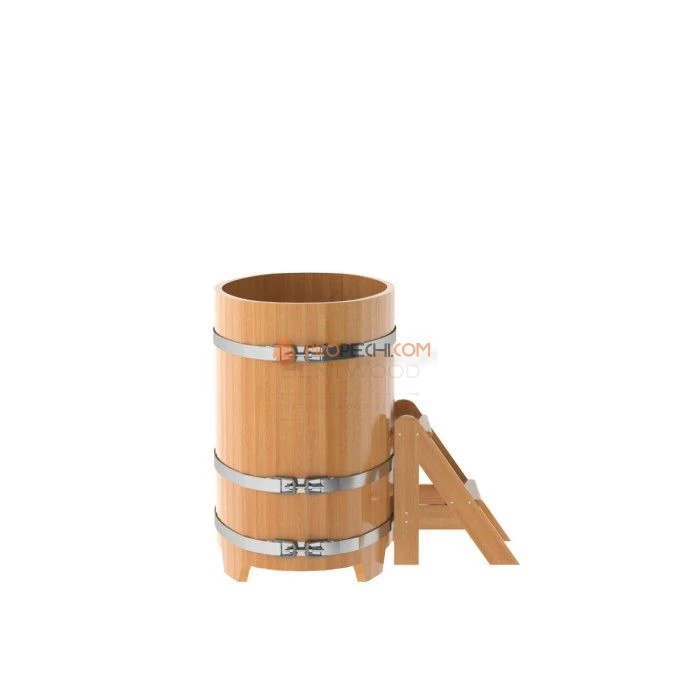 Купель BentWood овальная из натуральной лиственницы 0,69х1,31