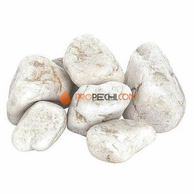 Кварцит белый обвалованный