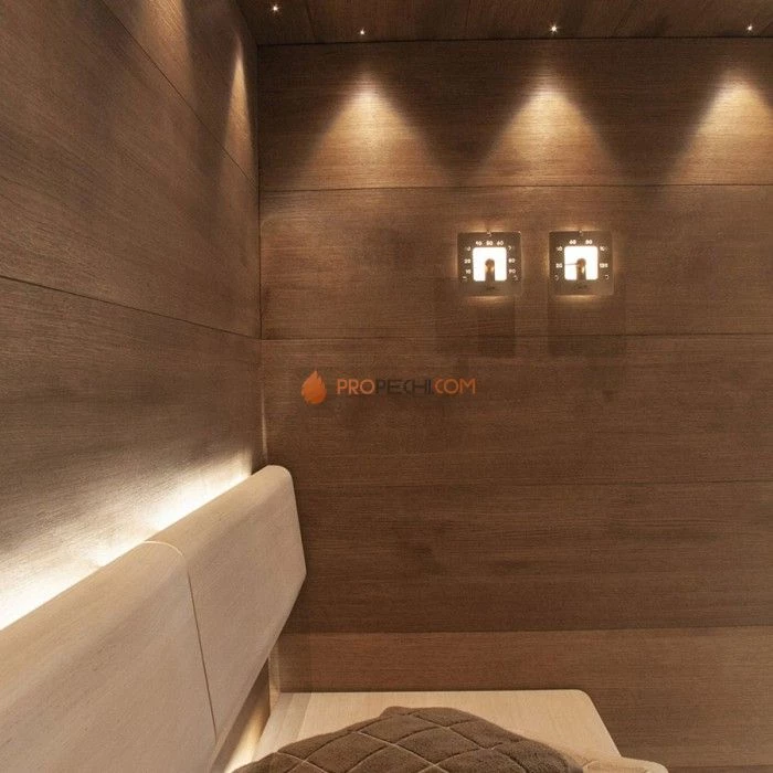 Угловое сиденье для бани и сауны Cariitti Taive правостороннее (Хемлок)