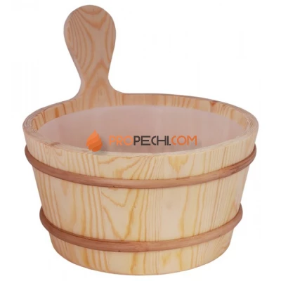 Кадушка SAWO деревянная 3л, с пластиковой вставкой, 330-P