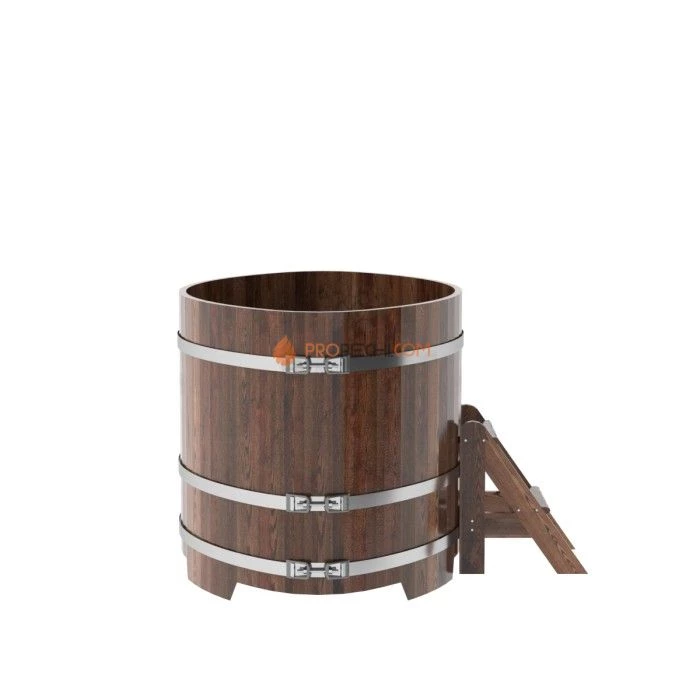 Купель BentWood овальная из мореной лиственницы 1,02х1,68