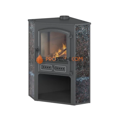 Камин ЭТНА (БКД) угловой Амфиболит D 115мм