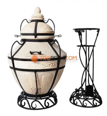 Тандыр Амфора Аладдин (в комплекте со стойкой под крышку)