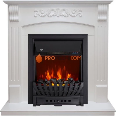 Каминокомплект Royal Flame Sorrento - Белый дуб с очагом Aspen Black
