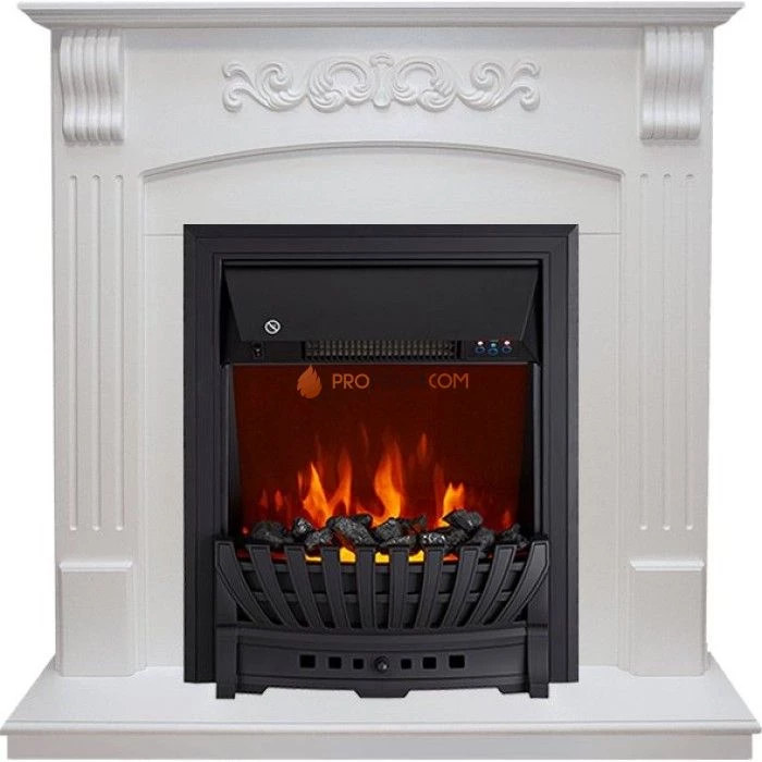 Каминокомплект Royal Flame Sorrento - Белый дуб с очагом Aspen Black