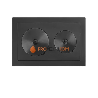 Чугунная плита Везувий двухконфорочная 5В