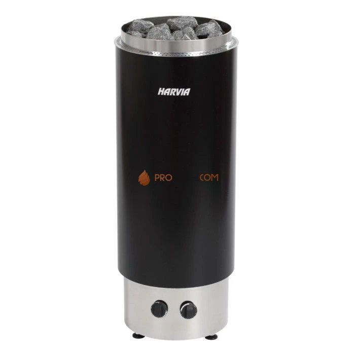 Электрическая печь Harvia Cilindro PC70F Black (со встроенным пультом)