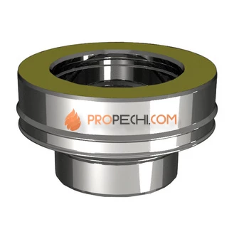 Переходник моно-термо с D180 на D180/280, AISI 321/304 (Вулкан)