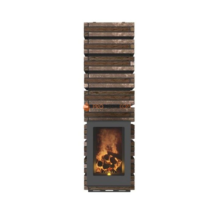 Дровяная банная печь Grill’D Shaman Long (3 каменки)