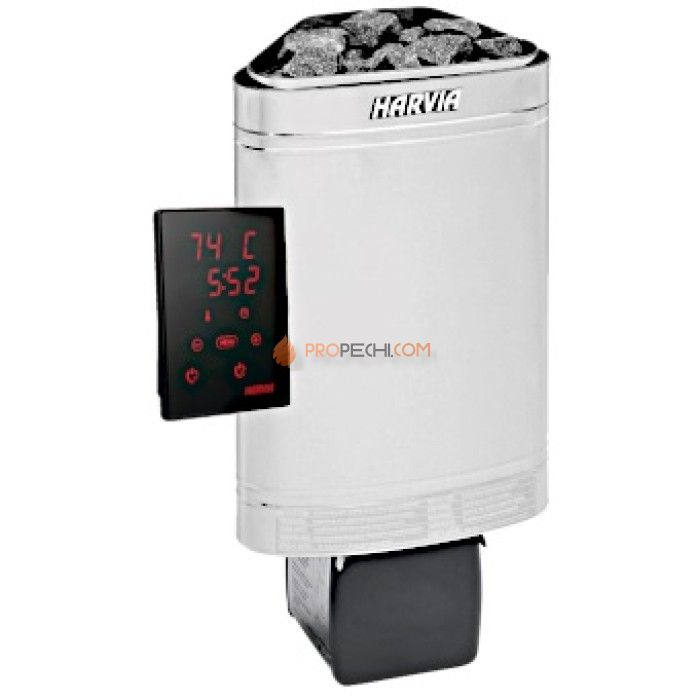 Электрическая печь Harvia Delta D23XE Steel (с выносным пультом в комплекте)