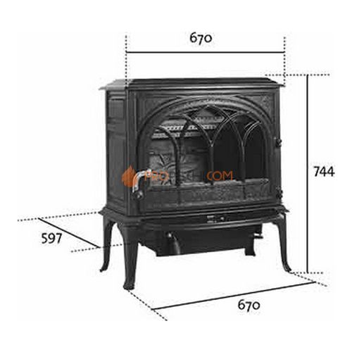 Печь-камин Jotul F 400 CB BBE
