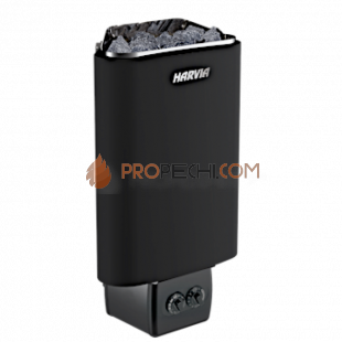 Электрическая печь Harvia Delta D36 Black (со встроенным пультом)