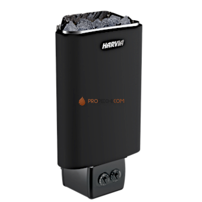 Электрическая печь Harvia Delta D36 Black (со встроенным пультом)