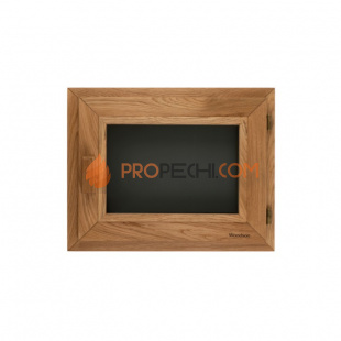 Окно Woodson PRO 60x50, стекло GREY дуб, левое