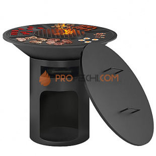 Чугунный гриль Везувий Fantastic Grill Ø 1000 "От Шефа" 