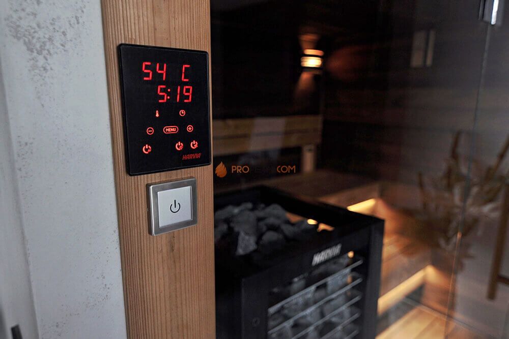 HARVIA Пульт управления в комплекте с блоком мощности Xenio CX110400C CX110C Combi для печей до 11 k