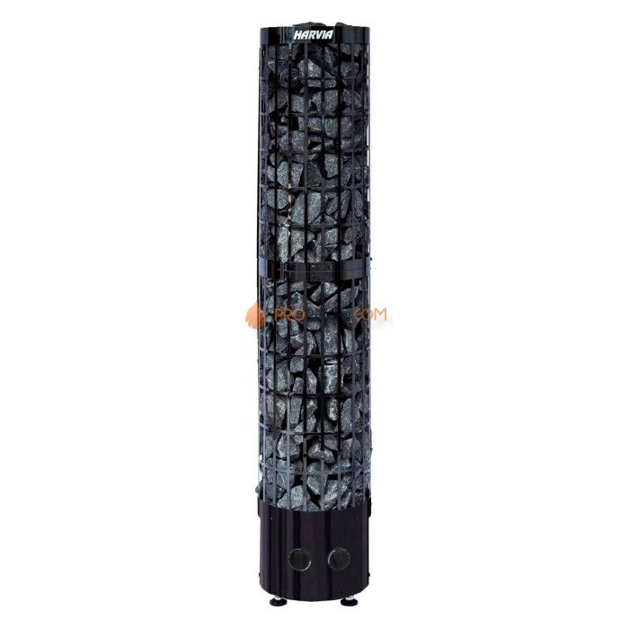 Электрическая печь Harvia Cilindro PC66 Black Steel (со встроенным пультом)