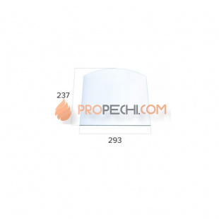 Стекло для дверцы Везувий 280 (0,237х0,293)
