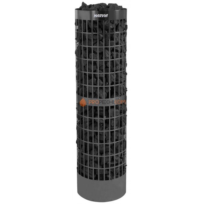 Электрическая печь Harvia Cilindro PC100E/135E Black Steel (без пульта)