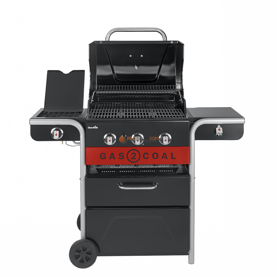 Угольный + Газовый гриль Char-Broil Gas2Coal Hybrid 3B-2