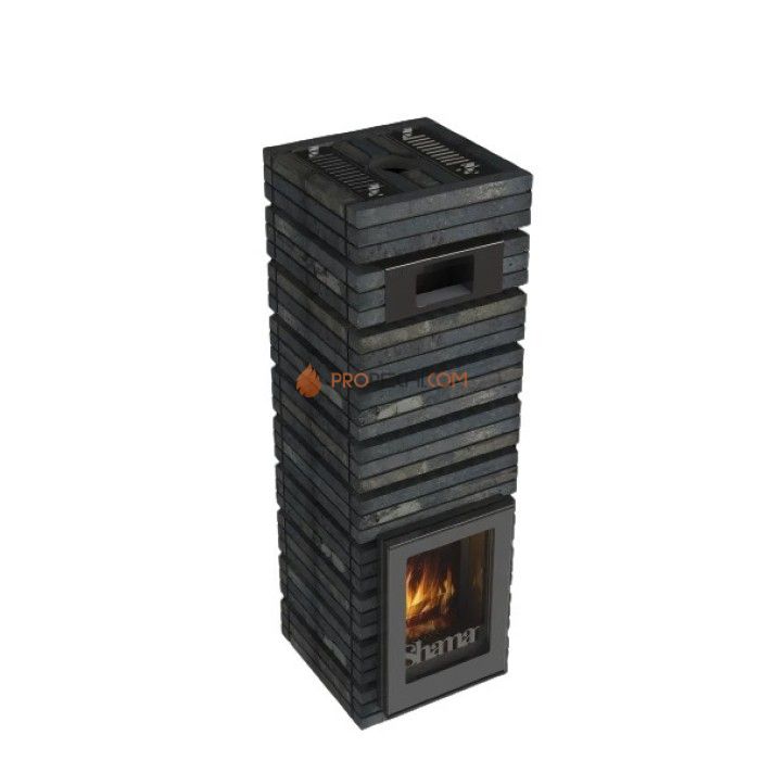 Дровяная банная печь Grill’D Shaman Short (3 каменки)