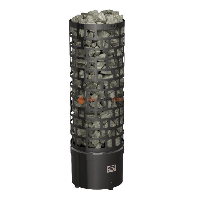 Электрическая печь SAWO ARIES ARI3-75Ni2-BL-P-C 7.5 кВт (встроенный блок мощности, пульт докупается отдельно), черная