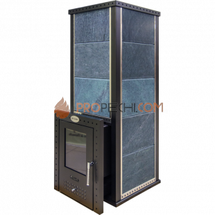 Газовая печь для бани Klover 35-RV 310S ( Серпентинит )