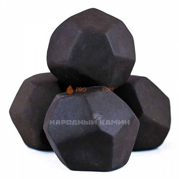 Керамический камень Кристалл (чёрный) ведро (6 шт.)