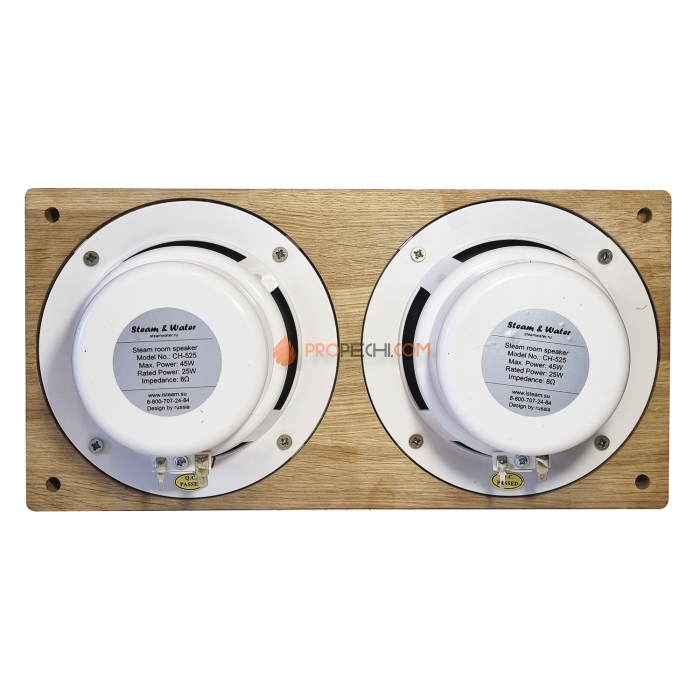 Комплект акустической системы SW 2 white ECO Wood, двойной Прямоугольник (Встраиваемый)