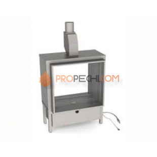 Газовая топка Vero Design Gala Квадратная туннель (600x600 мм) D130/200 мм, горелка VLK burner