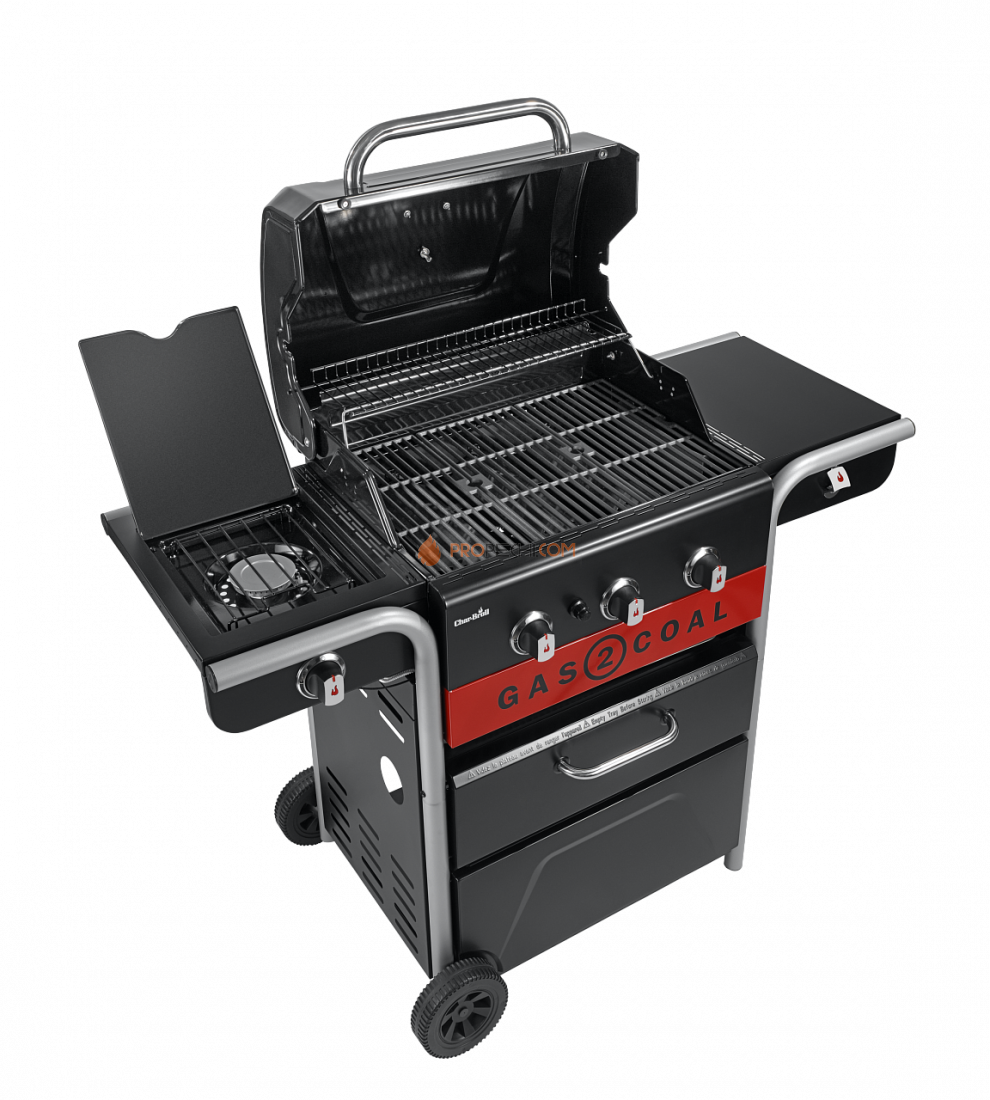 Угольный + Газовый гриль Char-Broil Gas2Coal Hybrid 3B-2