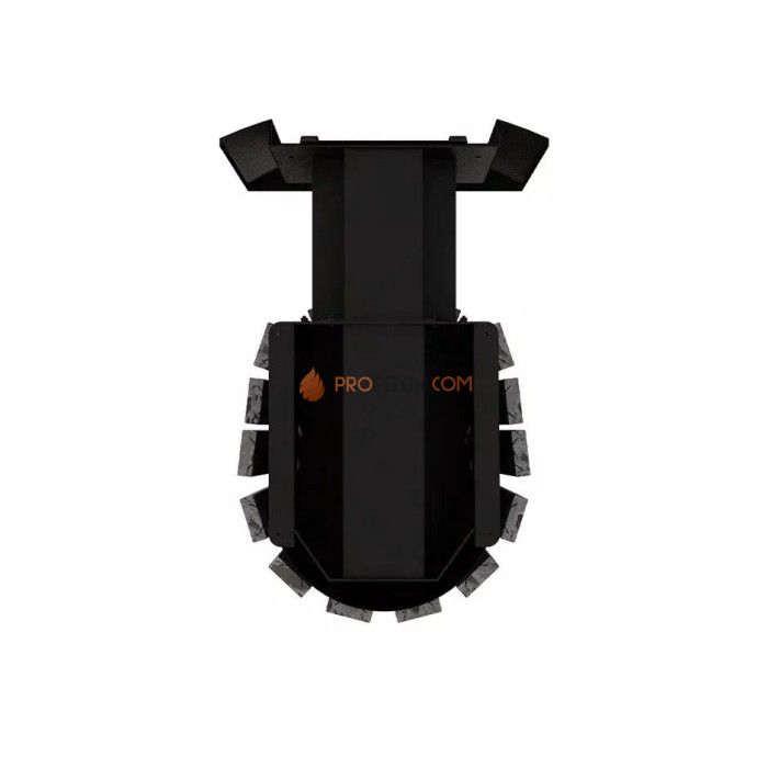 Дровяная банная печь Grill’D Cometa 350 Vega Window Max Stone Pro (Серпентинит)