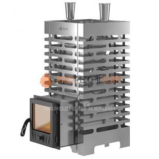 Печь для бани ASTON 20 INOX со стеклом