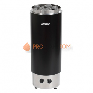 Электрическая печь Harvia Cilindro PC70F Black (со встроенным пультом)