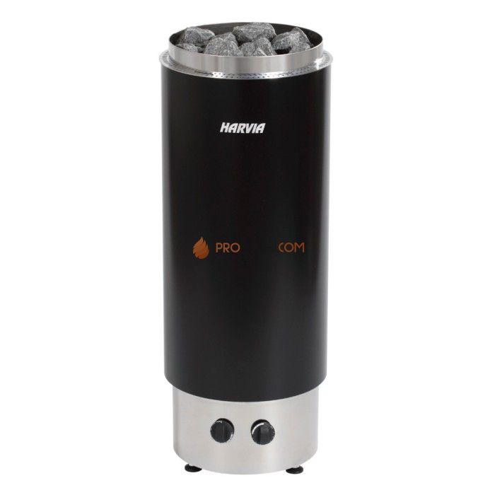 Электрическая печь Harvia Cilindro PC70F Black (со встроенным пультом)